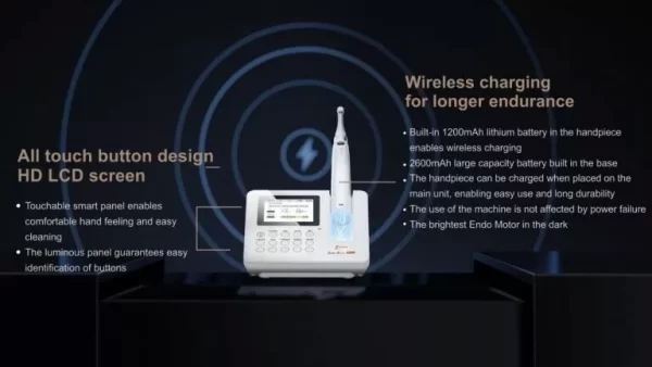 New Woodpecker Dental Endo Radar Pro Brushless Endo Motor with Apex Locator - Image 3